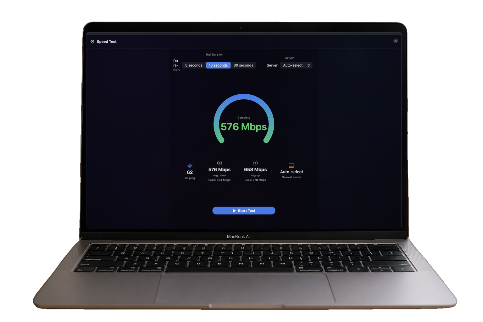 Speed test